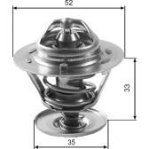Thermostat, Kühlmittel GATES - TH12588G1