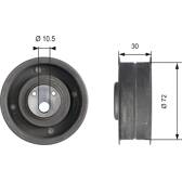 Timing belt tensioner GATES - T41080