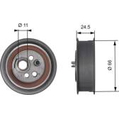 Timing belt tensioner GATES - T41103