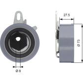 Timing belt tensioner GATES - T43054