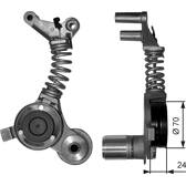 Vibratiedemper, Poly V-riem GATES - T38406