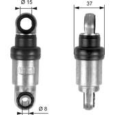 Vibratiedemper, Poly V-riem GATES - T39097