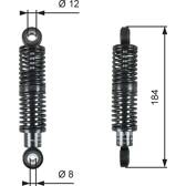 Vibratiedemper, Poly V-riem GATES - T39265
