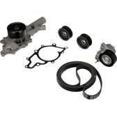 Water Pump + V-Ribbed Belt Set GATES - KP26PK2260-1