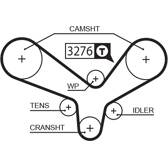 Zestaw paska rozrządu GATES - K025344XS