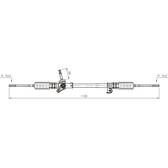 Cremallera dirección GENERAL RICAMBI - FO4023