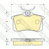 Bremsbelagsatz hinten GIRLING - 6115041