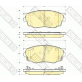 Bromsbelägg fram GIRLING - 6133099
