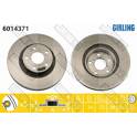 Juego de 2 discos de freno GIRLING - 6014371