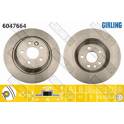 Jeu de 2 disques de frein GIRLING - 6047664