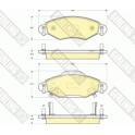 Front brake pad set GIRLING - 6133244