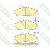 Front brake pad set GIRLING - 6133539