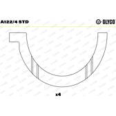 Afstandsschijf, krukas GLYCO - A122/4 STD