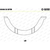 Afstandsschijf, krukas GLYCO - A161/2 STD