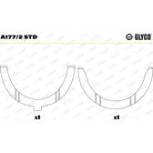 Afstandsschijf, krukas GLYCO - A177/2 STD