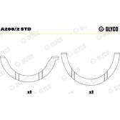 Afstandsschijf, krukas GLYCO - A208/2 STD