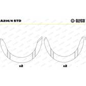 Afstandsschijf, krukas GLYCO - A214/4 STD