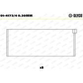 Big End Bearings GLYCO - 01-4173/4 0.30mm