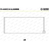 Big End Bearings GLYCO - 71-4157/4 0.25mm