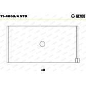 Big End Bearings GLYCO - 71-4869/4 STD