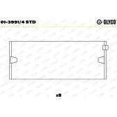 Bronzina di biella GLYCO - 01-3991/4 STD
