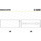 Chumaceira da cambota GLYCO - H003/5 STD