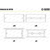 Chumaceira da cambota GLYCO - H023/5 STD