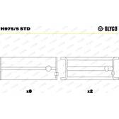 Chumaceira da cambota GLYCO - H975/5 STD