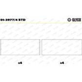 Cojinete de biela GLYCO - 01-3977/4 STD
