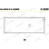 Cojinete de biela GLYCO - 01-4155/4 0.30mm
