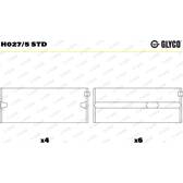 Cojinete de cigüeñal GLYCO - H027/5 STD