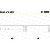 Cojinete de cigüeñal GLYCO - H1294/6 STD