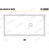 Coussinet de bielle GLYCO - 01-4123/4 STD