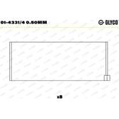 Coussinet de bielle GLYCO - 01-4331/4 0.50mm