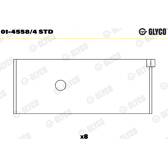 Coussinet de bielle GLYCO - 01-4558/4 STD