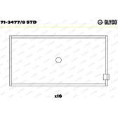 Coussinet de bielle GLYCO - 71-3477/8 STD