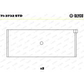 Coussinet de bielle GLYCO - 71-3732 STD