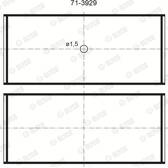 Coussinet de bielle GLYCO - 71-3929/4 STD