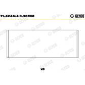 Coussinet de bielle GLYCO - 71-4246/4 0.30mm