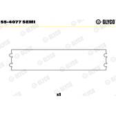 Coussinet de palier (bielle) GLYCO - 55-4077 SEMI