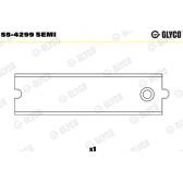 Coussinet de palier (bielle) GLYCO - 55-4299 SEMI
