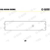 Coussinet de palier (bielle) GLYCO - 55-4856 SEMI