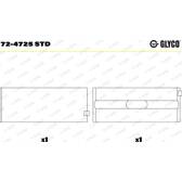 Coussinet de vilebrequin GLYCO - 72-4725 STD