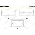 Coussinet de vilebrequin GLYCO - H007/5 STD