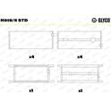 Coussinet de vilebrequin GLYCO - H016/5 STD