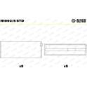 Coussinet de vilebrequin GLYCO - H1002/5 STD