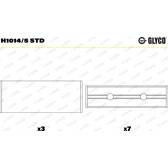 Coussinet de vilebrequin GLYCO - H1014/5 STD