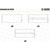 Coussinet de vilebrequin GLYCO - H1029/5 STD