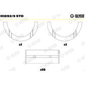 Coussinet de vilebrequin GLYCO - H1092/5 STD