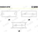 Coussinet de vilebrequin GLYCO - H1100/5 STD